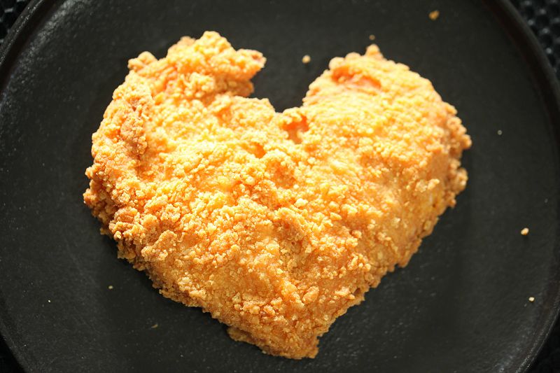 心形裹粉大鸡排