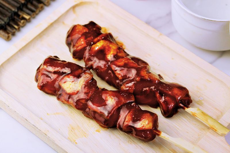 红烧腿肉串